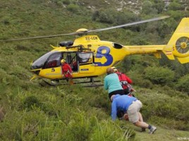 alt="Rescate excursionistas desorientados Asturias"