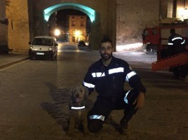 alt="Unidad canina localiza desaparecido Daroca"