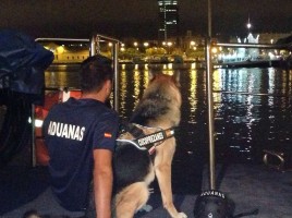 alt="perro aduana Barcelona"