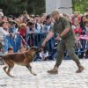 Exhibiciones caninas en el Día de las Fuerzas Armadas