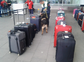 equipaje de un crucero