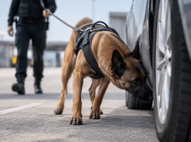 perros detectores a prueba